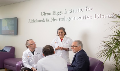 biggs_institute showing faculty and patients seated discussing options medically